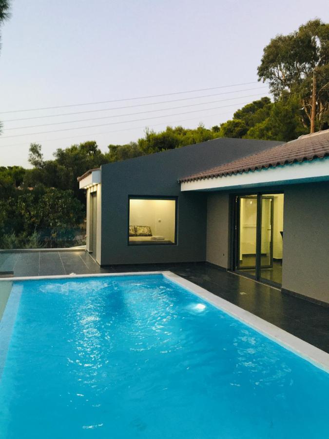 Villa Tranquility Lagonisi Ngoại thất bức ảnh