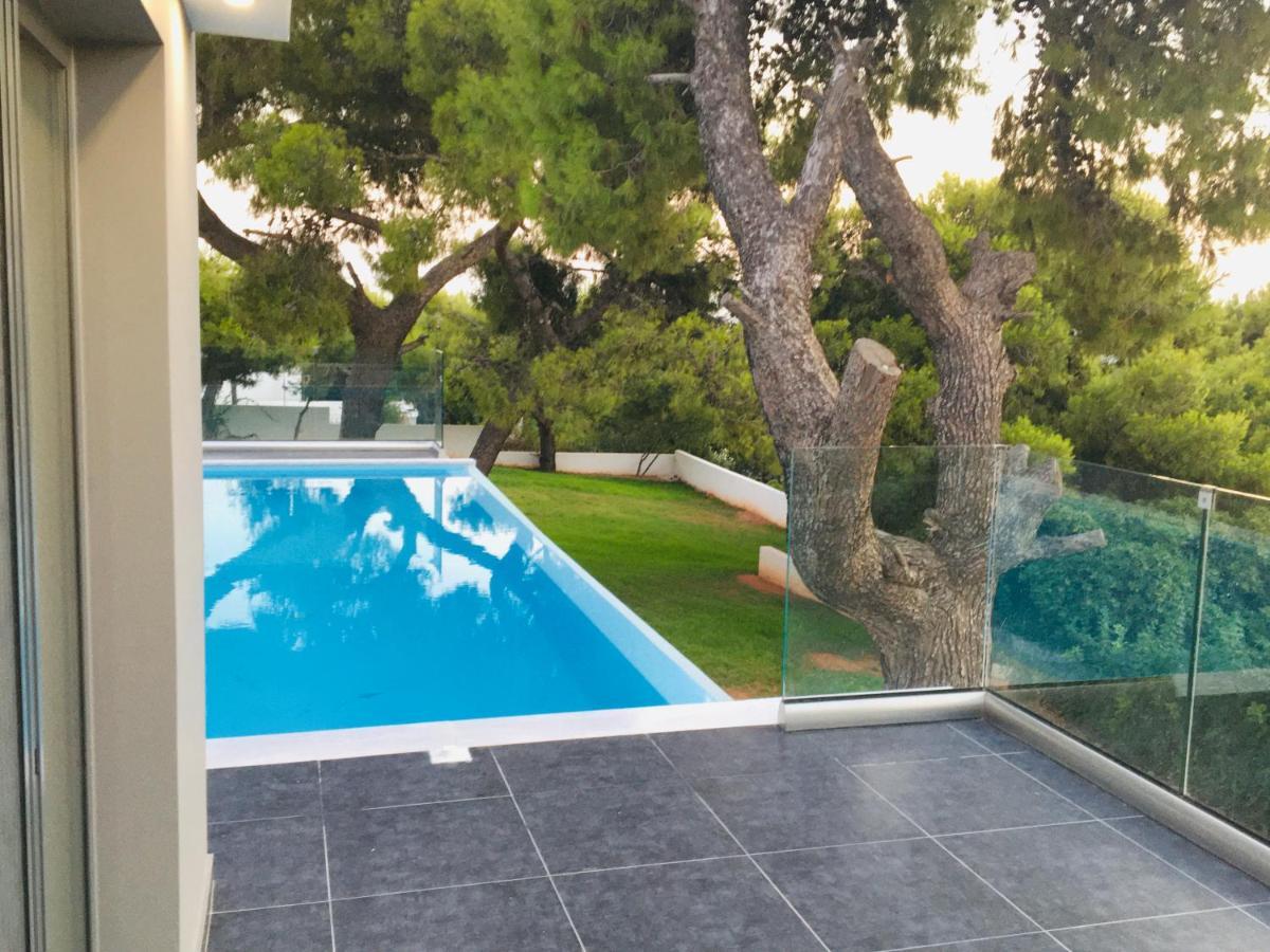 Villa Tranquility Lagonisi Ngoại thất bức ảnh